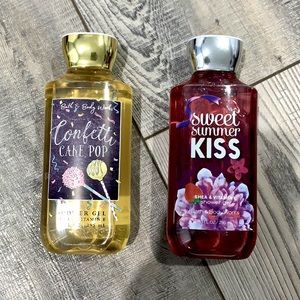 Bath and Body Works shower gels